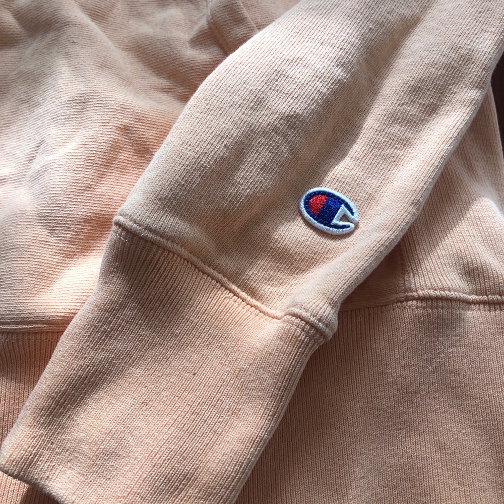 Champion Reverse Weave Script Logo Hoodie S - image 6
